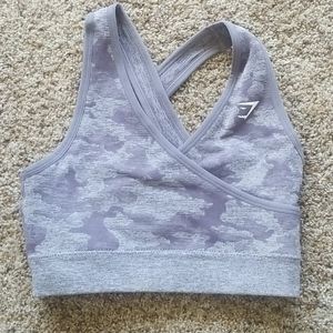 Gymshark Camo Seamless Sports Bra